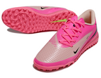 Phantom 6 Low Academy Men's/Women's TF Low-Top Soccer Shoes for Artificial Ground - Pink Foam/Black