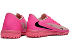 Phantom 6 Low Academy Men's/Women's TF Low-Top Soccer Shoes for Artificial Ground - Pink Foam/Black