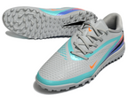 Phantom 6 Low Academy Men's/Women's TF Low-Top Soccer Shoes for Artificial Ground - Pistachio Frost/Hyper Orange/Grey