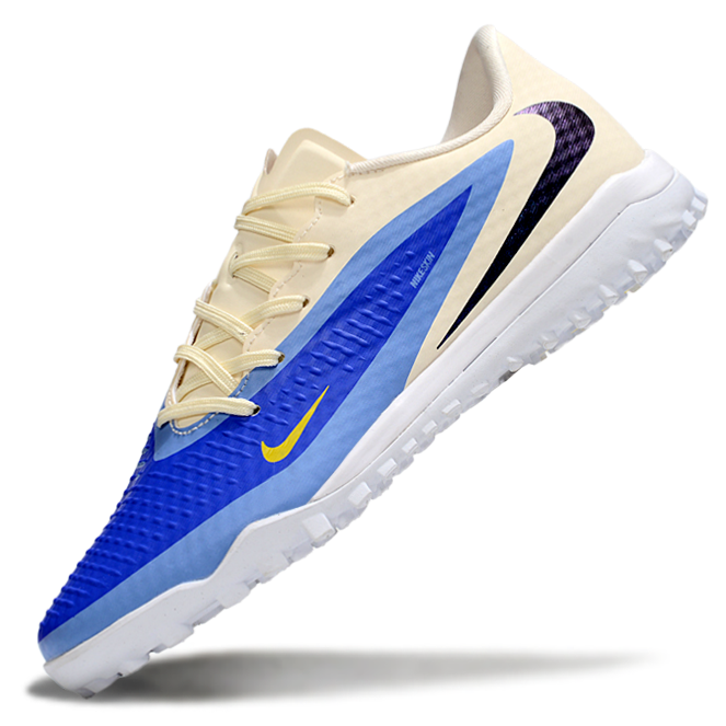 Phantom 6 Low Academy Men's/Women's TF Low-Top Soccer Shoes for Artificial Ground - Royal Blue/Light Blue/White