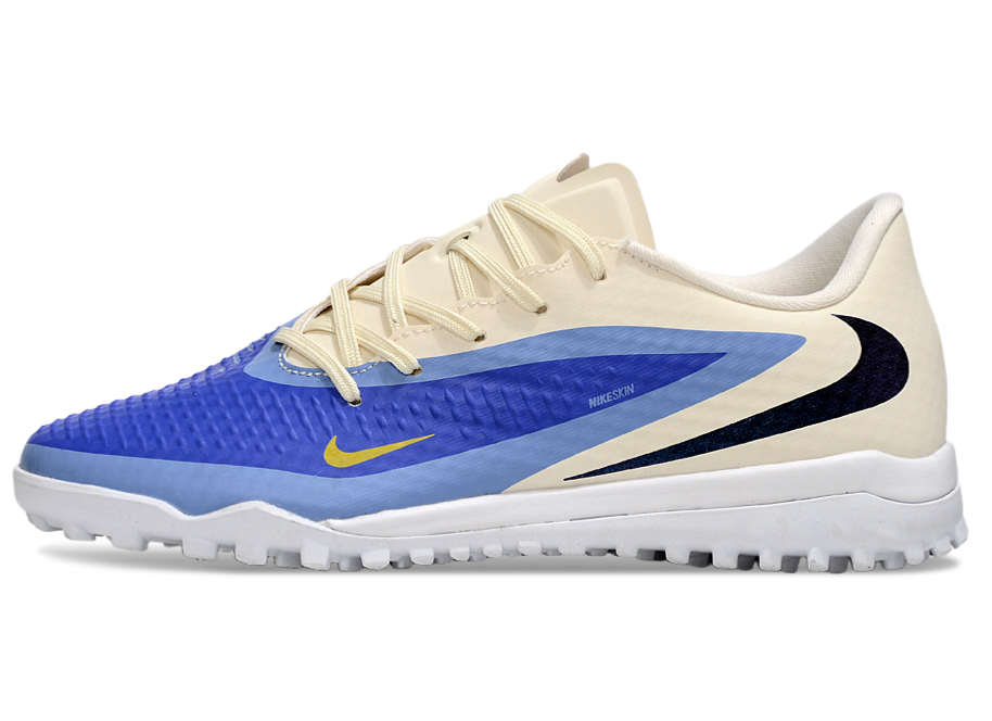 Phantom 6 Low Academy Men's/Women's TF Low-Top Soccer Shoes for Artificial Ground - Royal Blue/Light Blue/White