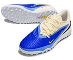 Phantom 6 Low Academy Men's/Women's TF Low-Top Soccer Shoes for Artificial Ground - Royal Blue/Light Blue/White