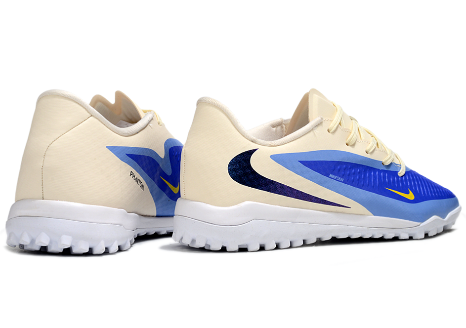 Phantom 6 Low Academy Men's/Women's TF Low-Top Soccer Shoes for Artificial Ground - Royal Blue/Light Blue/White