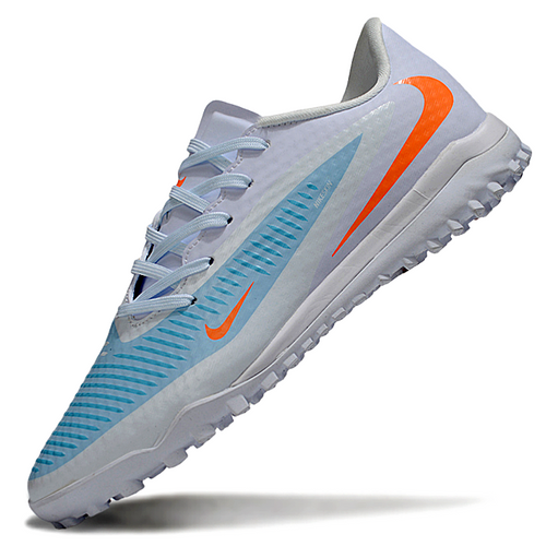 Phantom 6 Low Academy Men's/Women's TF Low-Top Soccer Shoes for Artificial Ground - Royal Tint/Bright Crimson