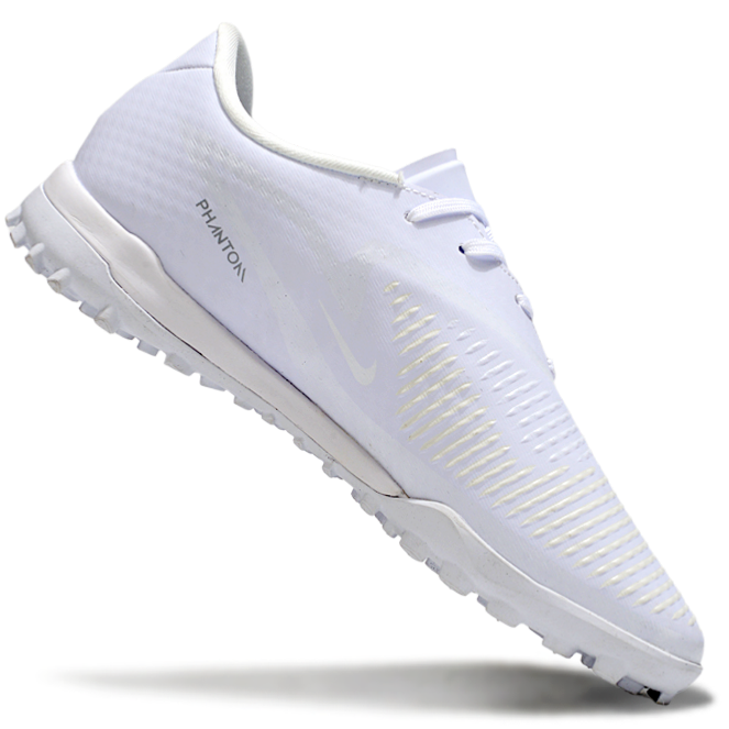 Phantom 6 Low Academy Men's/Women's TF Low-Top Soccer Shoes for Artificial Ground - White