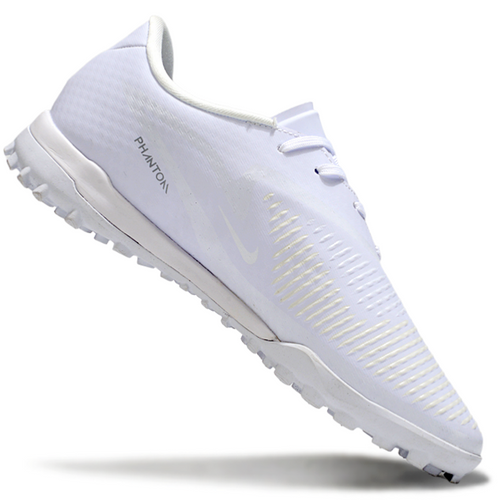 Phantom 6 Low Academy Men's/Women's TF Low-Top Soccer Shoes for Artificial Ground - White