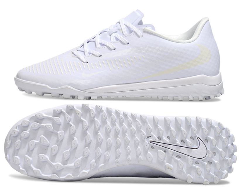 Phantom 6 Low Academy Men's/Women's TF Low-Top Soccer Shoes for Artificial Ground - White