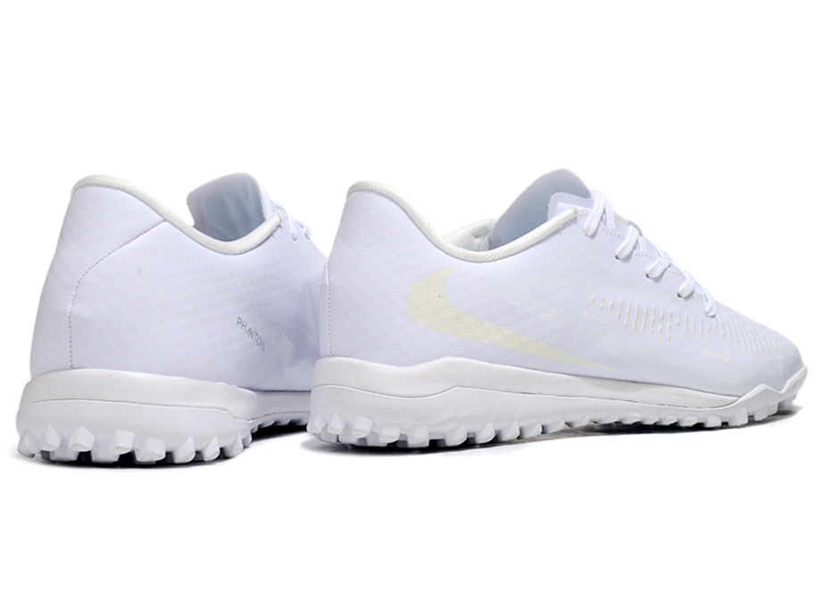 Phantom 6 Low Academy Men's/Women's TF Low-Top Soccer Shoes for Artificial Ground - White