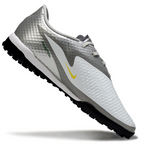 Phantom 6 Low Academy Men's/Women's TF Low-Top Soccer Shoes for Artificial Ground - White/Silver/Black/Green