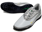 Phantom 6 Low Academy Men's/Women's TF Low-Top Soccer Shoes for Artificial Ground - White/Silver/Black/Green