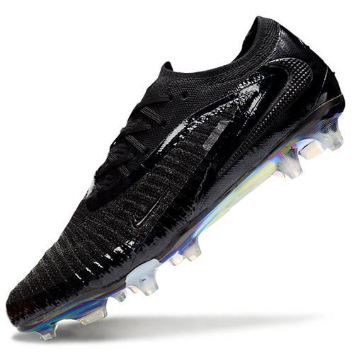 Phantom GX III Elite Double-Layer Waterproof Fish Silk Full Knit FG Soccer Shoes - Black
