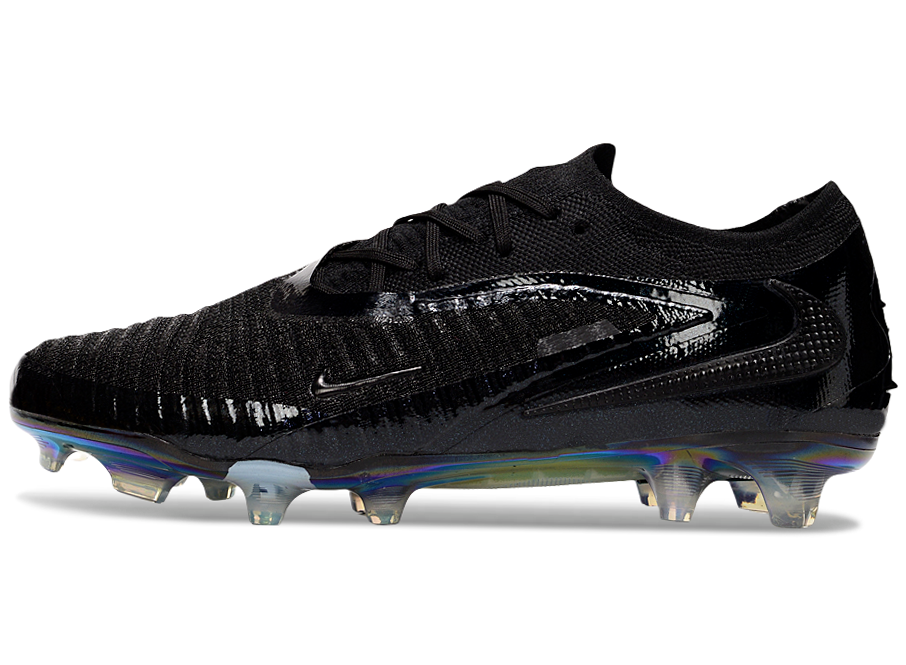 Phantom GX III Elite Double-Layer Waterproof Fish Silk Full Knit FG Soccer Shoes - Black