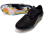 Phantom GX III Elite Double-Layer Waterproof Fish Silk Full Knit FG Soccer Shoes - Black