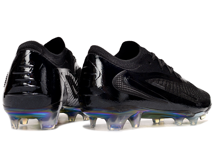 Phantom GX III Elite Double-Layer Waterproof Fish Silk Full Knit FG Soccer Shoes - Black
