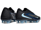 Phantom GX III Elite Double-Layer Waterproof Fish Silk Full Knit FG Soccer Shoes - Black/Blue