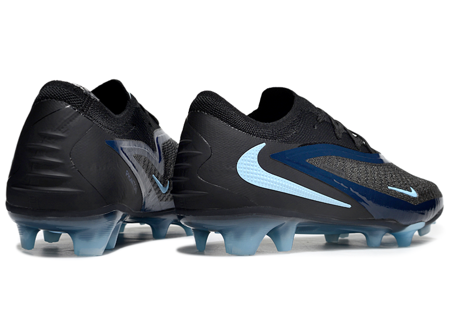 Phantom GX III Elite Double-Layer Waterproof Fish Silk Full Knit FG Soccer Shoes - Black/Blue