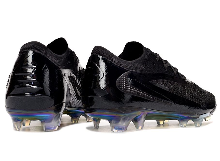 Phantom GX III Elite Double-Layer Waterproof Fish Silk Full Knit FG Soccer Shoes - Black/Orange/Blue