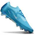 Phantom GX III Elite Double-Layer Waterproof Fish Silk Full Knit FG Soccer Shoes - Blue Fury/White