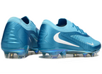 Phantom GX III Elite Double-Layer Waterproof Fish Silk Full Knit FG Soccer Shoes - Blue Fury/White