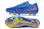 Phantom GX III Elite Double-Layer Waterproof Fish Silk Full Knit FG Soccer Shoes - Blue/Orange/Volt Green