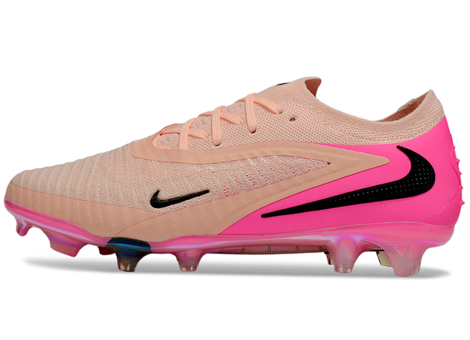 Phantom GX III Elite Double-Layer Waterproof Fish Silk Full Knit FG Soccer Shoes - Crimson Tint/Black/Pink Blast
