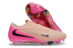 Phantom GX III Elite Double-Layer Waterproof Fish Silk Full Knit FG Soccer Shoes - Crimson Tint/Black/Pink Blast
