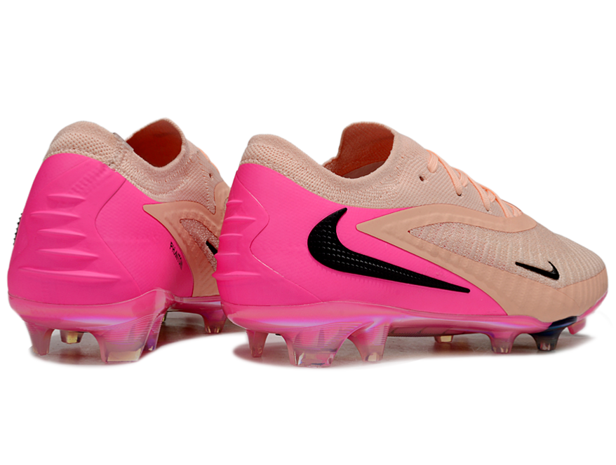 Phantom GX III Elite Double-Layer Waterproof Fish Silk Full Knit FG Soccer Shoes - Crimson Tint/Black/Pink Blast