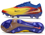 Phantom GX III Elite Double-Layer Waterproof Fish Silk Full Knit FG Soccer Shoes - Laser Orange/Blue Void/Red/Yellow