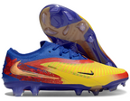 Phantom GX III Elite Double-Layer Waterproof Fish Silk Full Knit FG Soccer Shoes - Laser Orange/Blue Void/Red/Yellow