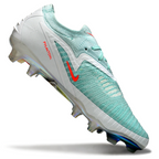 Phantom GX III Elite Double-Layer Waterproof Fish Silk Full Knit FG Soccer Shoes - Light Blue/Orange/White