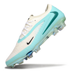 Phantom GX III Elite Double-Layer Waterproof Fish Silk Full Knit FG Soccer Shoes - Light Blue/White/Green