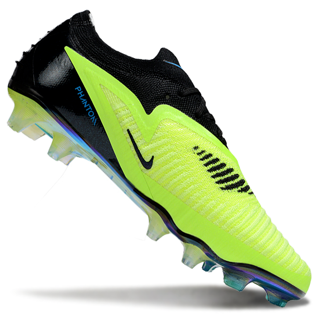 Phantom GX III Elite Double-Layer Waterproof Fish Silk Full Knit FG Soccer Shoes - Neon Yellow/Black