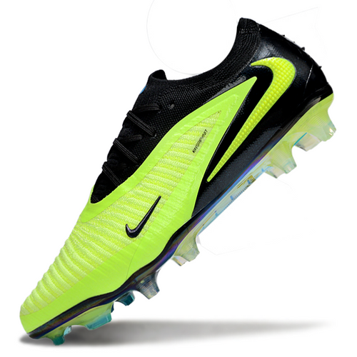 Phantom GX III Elite Double-Layer Waterproof Fish Silk Full Knit FG Soccer Shoes - Neon Yellow/Black
