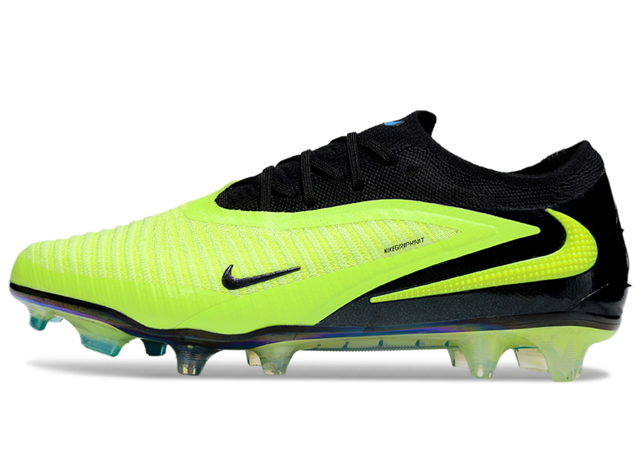 Phantom GX III Elite Double-Layer Waterproof Fish Silk Full Knit FG Soccer Shoes - Neon Yellow/Black