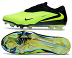 Phantom GX III Elite Double-Layer Waterproof Fish Silk Full Knit FG Soccer Shoes - Neon Yellow/Black