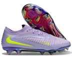 Phantom GX III Elite Double-Layer Waterproof Fish Silk Full Knit FG Soccer Shoes - Purple Agate/Barely Volt