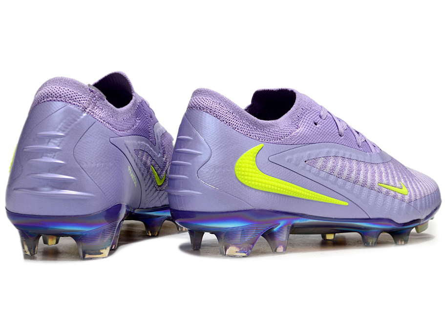 Phantom GX III Elite Double-Layer Waterproof Fish Silk Full Knit FG Soccer Shoes - Purple Agate/Barely Volt