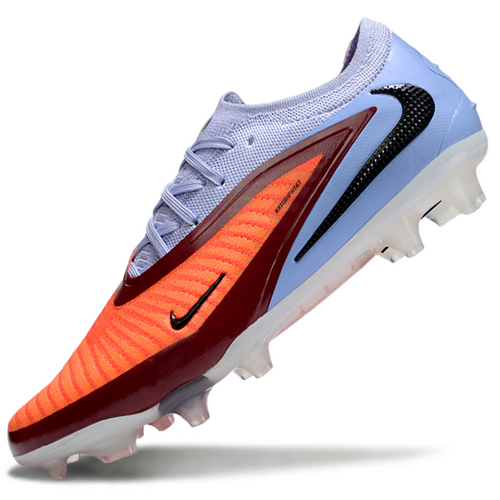 Phantom GX III Elite Double-Layer Waterproof Fish Silk Full Knit FG Soccer Shoes - Royal Tint/Bright Crimson/Black