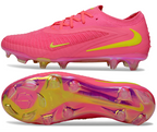 Phantom GX III Elite Double-Layer Waterproof Fish Silk Full Knit FG Soccer Shoes - Trendy Pink/Green