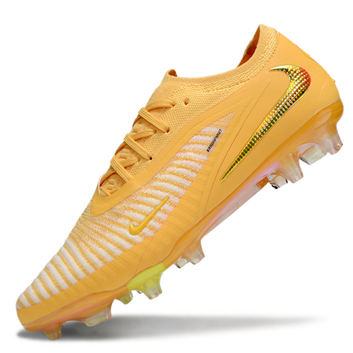 Phantom GX III Elite Double-Layer Waterproof Fish Silk Full Knit FG Soccer Shoes - Vibrant Orange/White