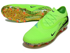 Phantom GX III Elite Double-Layer Waterproof Fish Silk Full Knit FG Soccer Shoes - Volt Green/Black/Blue