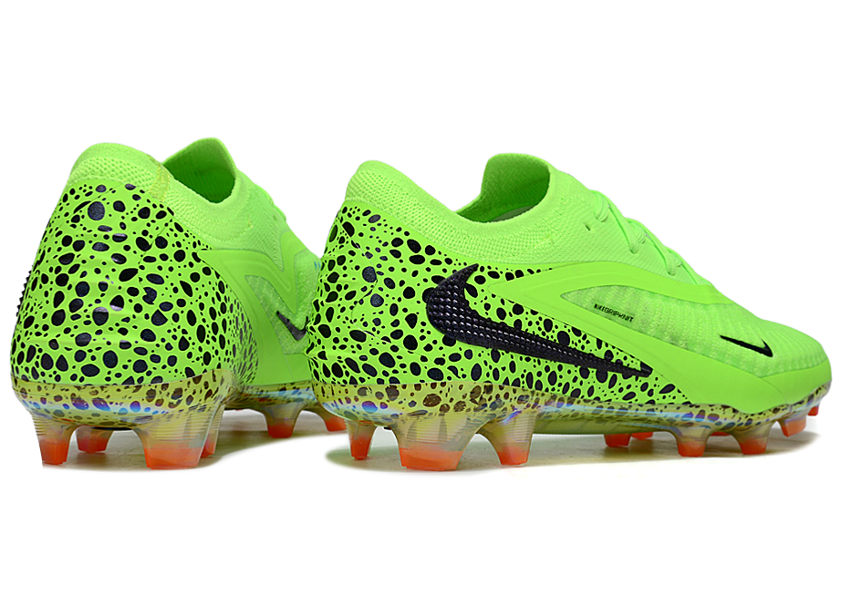 Phantom GX III Elite Double-Layer Waterproof Fish Silk Full Knit FG Soccer Shoes - Volt Green/Black/Blue