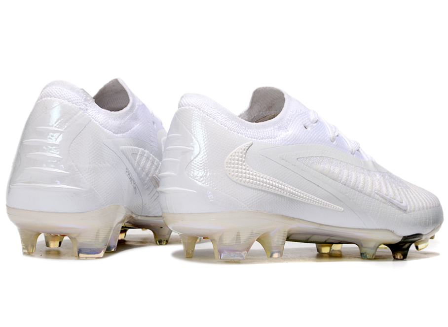 Phantom GX III Elite Double-Layer Waterproof Fish Silk Full Knit FG Soccer Shoes - White