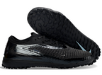 Phantom GX III Elite Double-Layer Waterproof Fishwire Full Knit Grass Stud TF Soccer Shoes - Black