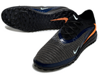 Phantom GX III Elite Double-Layer Waterproof Fishwire Full Knit Grass Stud TF Soccer Shoes - Black/Blue/Orange
