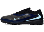 Phantom GX III Elite Double-Layer Waterproof Fishwire Full Knit Grass Stud TF Soccer Shoes - Black/Jade