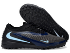 Phantom GX III Elite Double-Layer Waterproof Fishwire Full Knit Grass Stud TF Soccer Shoes - Black/Jade