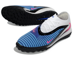 Phantom GX III Elite Double-Layer Waterproof Fishwire Full Knit Grass Stud TF Soccer Shoes - Blue/White/Black/Pink