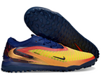 Phantom GX III Elite Double-Layer Waterproof Fishwire Full Knit Grass Stud TF Soccer Shoes - Laser Orange/Blue Void/Red/Yellow