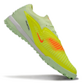 Phantom GX III Elite Double-Layer Waterproof Fishwire Full Knit Grass Stud TF Soccer Shoes - Lime Green/Hyper Crimson/Black